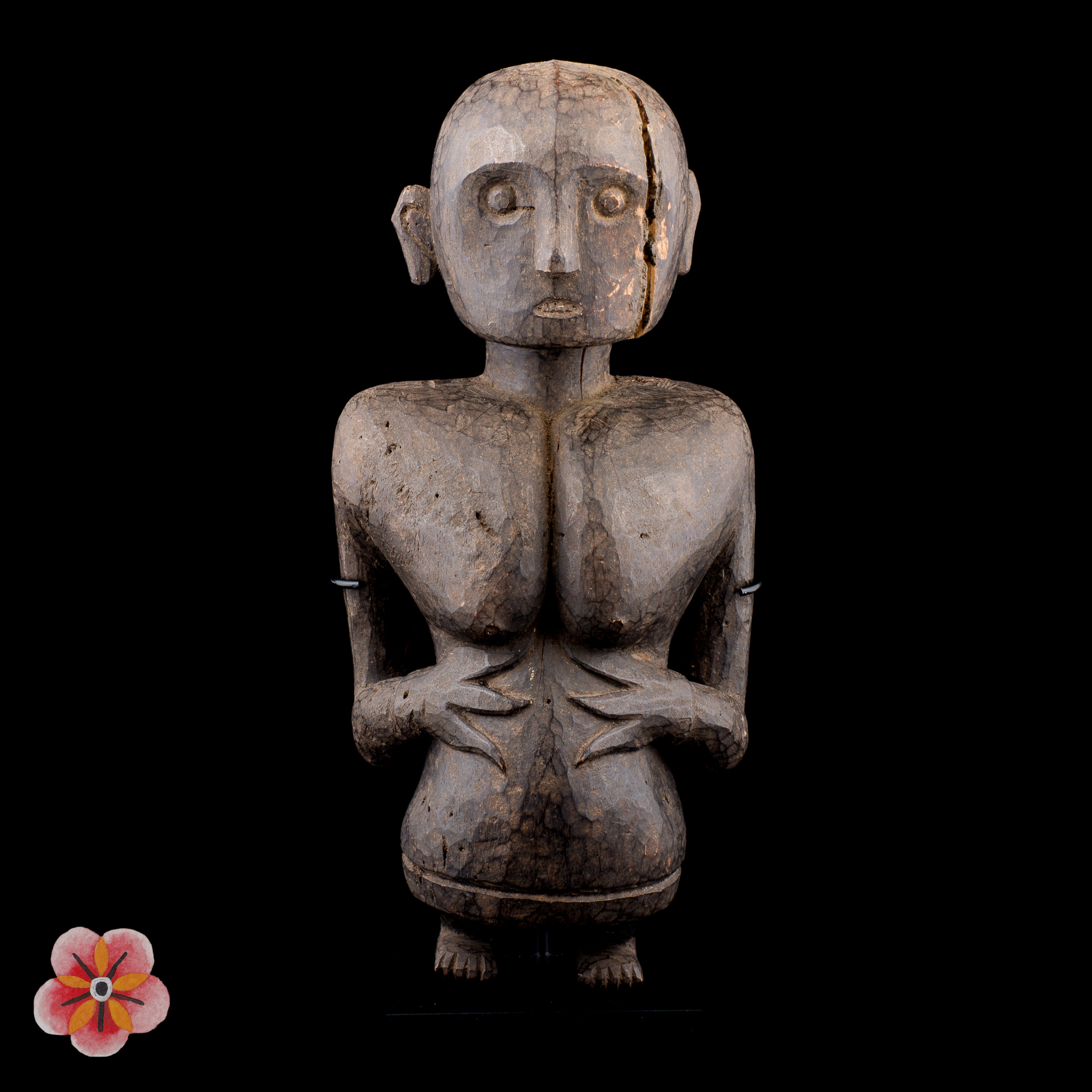 Sincan Anthropomorphic Amulet: Protective Female Figure — BO.12.060 — view 1